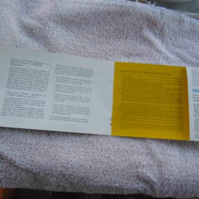 Fender Amplifier Owners Manual 1965/1966 Blackface Fender Amplifier Operators Guide Cool Vintage Paper image 3
