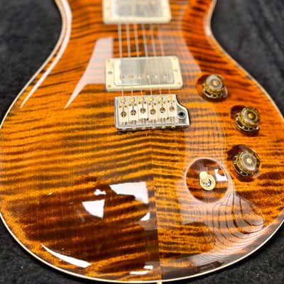 PRS Dave Grissom DGT 10 Top, Bird Inlays Electric, Yellow Tiger with Case - Pre Owned image 7