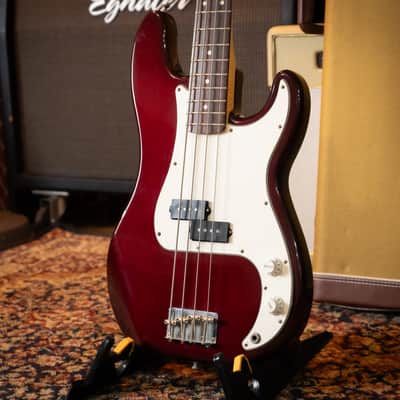 Fender Standard Precision Bass with Rosewood Fretboard 2000 - Midnight Wine (MIM) image 4