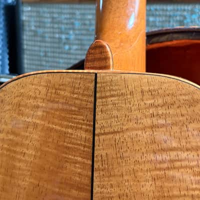 Tony Graziano Custom Baritone Ukulele #587 – Spruce / Figured Koa – Hardshell Case image 16