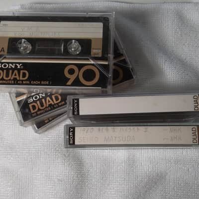 1-1980 Sony Duad 90 Super Rare FeCr Ferro Chrome 90 Excellent Used Cassette Tapes 90 Mins Will Combine Shipping! image 4