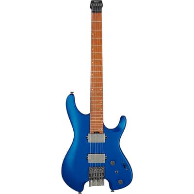 Ibanez Quest Standard Q52-LBM 6-String Headless Solid Body Electric Guitar with Roasted Birdeye Maple Fretboard, Right-Handed, Laser Blue Matte image 2