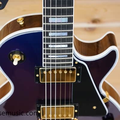 Gibson Exclusive M2M Les Paul Custom - Hemisphere Shift - Walnut Back Gloss image 8
