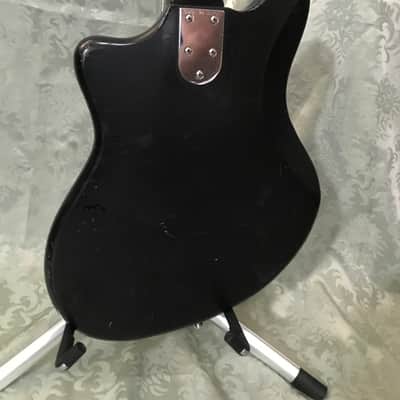 Teisco Kawai Tuxedo Bass Guitar - Short Scale - Vintage Chipboard Bass Case - 1968 image 7