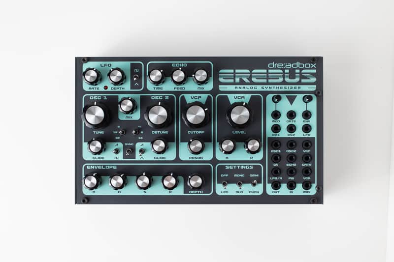 Dreadbox Erebus Reissue Desktop 2-Voice Paraphonic Synthesizer 2022 - Present - Grey image 1