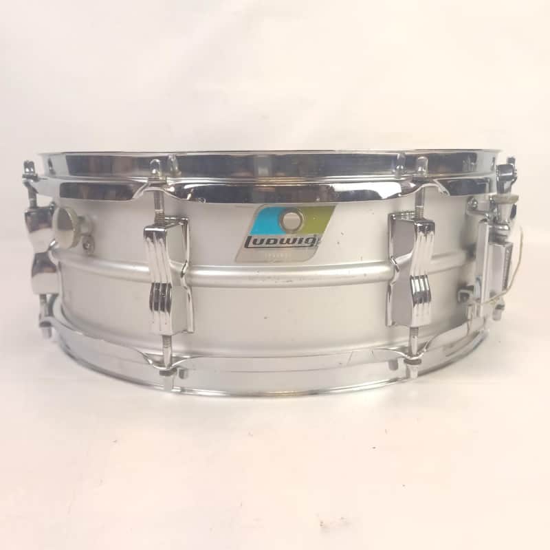 Ludwig 5x14"Acrolite Snare Drum B/O 70s Aluminum Shell Vintage USA #1733821 8Lug image 1