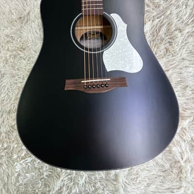 Seagull S6 Classic Black Acoustic Electric Solid Cedar Top Dreadnought Guitar image 8