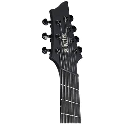 Schecter PT7MS Black Ops Electric Guitar, 7-String, Satin Black Open Pore image 7