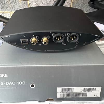 Korg DS-DAC-100 1 Bit USB Digital to Analog Converter 2010s - Black image 2