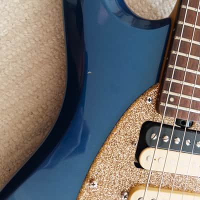 Ernie Ball Music Man Silhouette 2002 Blue Pearl Hardtail image 15