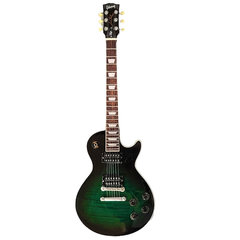 Axe Heaven Slash LP Standard Anaconda Burst Mini Guitar Replica image 1