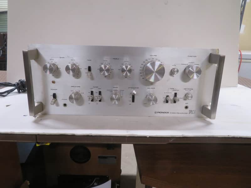 Pioneer Spec-1 Pre Amplifier late 1970's - silver faceplate