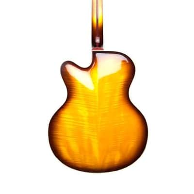 Octigan 17 inch jazz guitar 2010 Tobacco Burst image 2