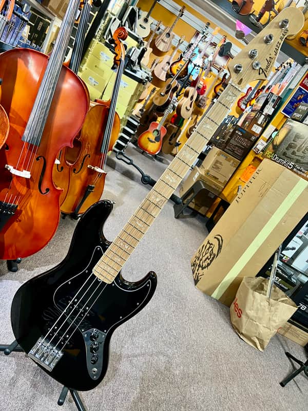 Fender  FENDER USA Geddy Lee Jazz Bass  2023 - black image 1