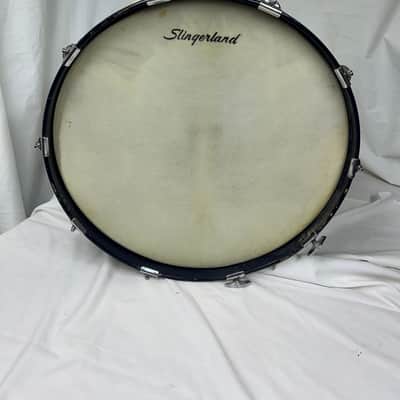 Slingerland Duco 1961 - Blue/ Silver Duco Finish image 3