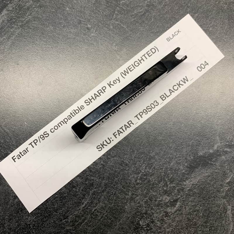 Fatar Replacement Weighted SHARP/BLACK Key (TP/9S Keybeds) for Sequential Prophet-6, Access Virus Indigo 2/TI Polar, Moog Grandmother/Matriarch, Oberheim OB-X8/OB-6/TVS Pro, Waldorf Blofeld/Microwave XTk, Ensoniq Fizmo, & more image 1