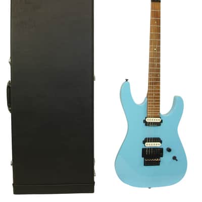 Dean MD 24 Electric Guitar, Roasted Maple with Floyd Rose, Vintage Blue w/ Case image 1