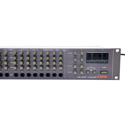 Fostex Model 2016  Rack Mount Analog Matrix Mixer 1980's Vintage warm sound Made in Japan Worldwide Shipment image 3