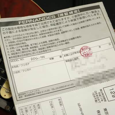1990's made Fernandes APG-55 Flame maple top PRS style Made in Korea image 25