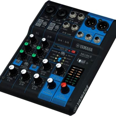 Yamaha MG06X 6 Channel Analog Mixer - Black image 2