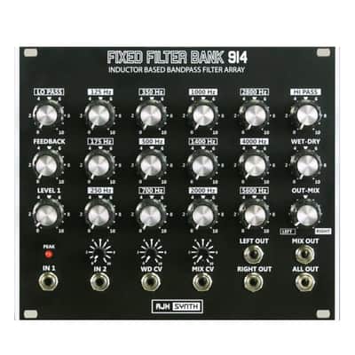 AJH Synth FFB914 Fixed Filter Bank Eurorack Module (Black) image 6