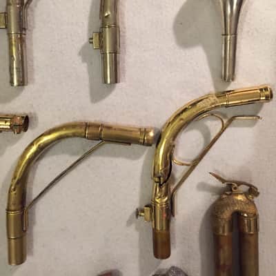Used Sousaphone Necks, Bits, Braces, Tuning Slide, Mouthpiece Great Condition image 7