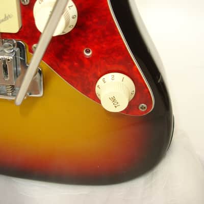 90's Fender JM-Champ Mini Jazzmaster Electric Guitar, Sunburst w/ Bag image 8