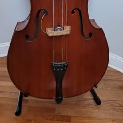 Vintage Framus (Germany) 3/4 Upright Double String Bass w/vintage Ampeg Pickup image 1