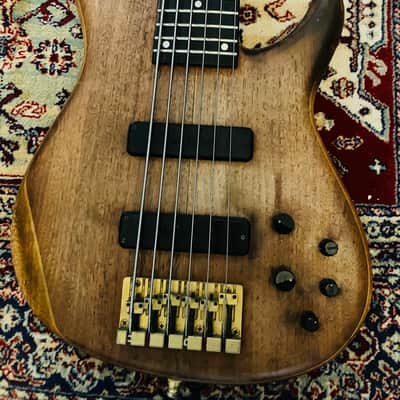 Moon 🌝 Moon CLIMB 5 STRING Early 90s Mahogany image 3