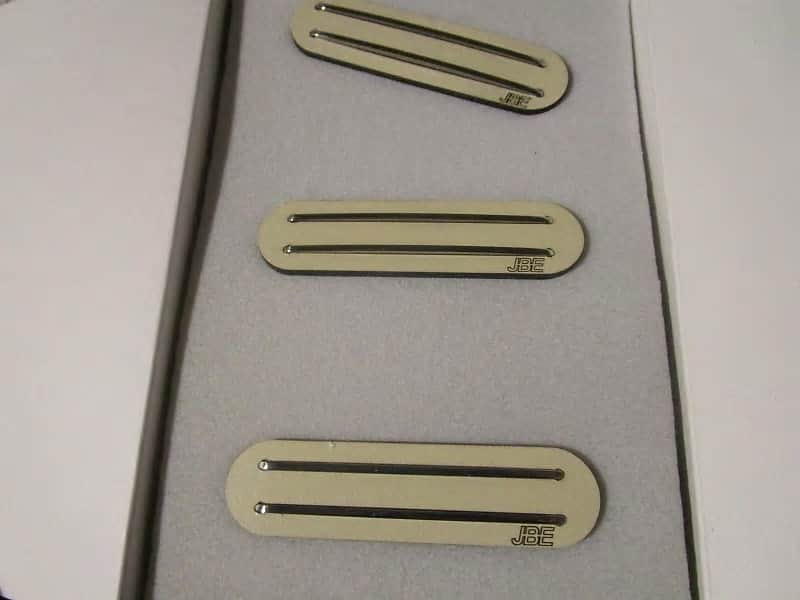 Joe Barden Engineering JBE S-Deluxe pickup set for Strat ivory image 1