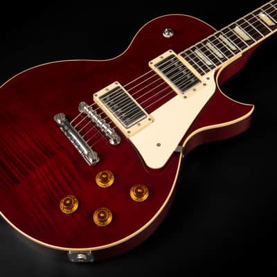 2018 FGN Neo Classic LS30 Sagmeister Special - Wine Red | Japan Les Paul “AAA” Flame Top Seymour Duncan Pickups Long Neck Tenon | Case Bild 5