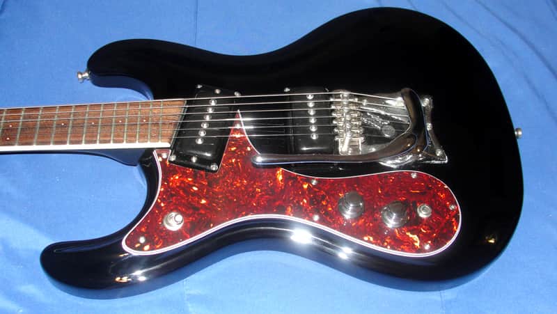 Mosrite Mark 1 2006 Black Left Handed image 1