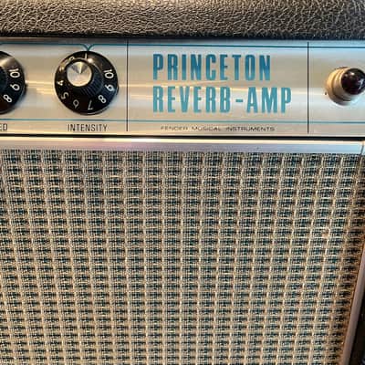 1968 Fender Princeton Reverb "Silverface Drip Edge" -  Blackline - AA764 Circuit image 3