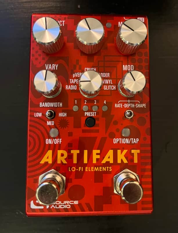 Source Audio Artifakt Lo-fi Elements 2024 - Present - Red image 1