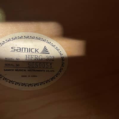 Samick HFRG-302 Archtop Hollowbody Jazzbox Guitar image 14