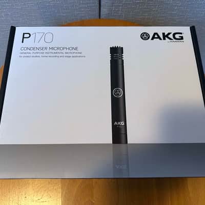 AKG P170 Small Diaphragm Cardioid Condenser Microphone 2010s - Black image 2