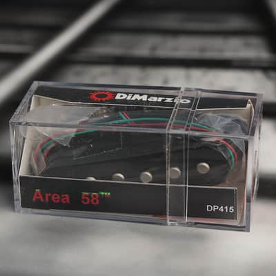 DiMarzio DP415BK Area 58 Single Coil Pickup - Black / Strat image 1