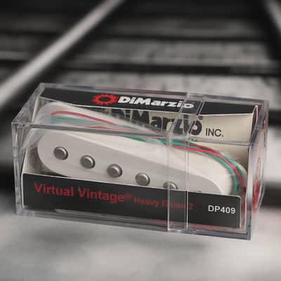 DiMarzio DP409W Virtual Vintage Heavy Blues 2 Strat Pickup 2010s - White image 1