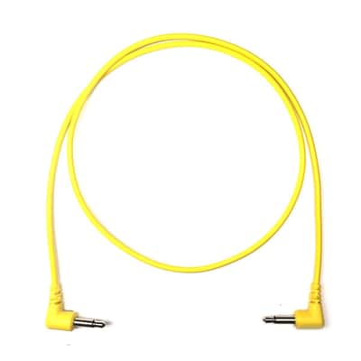 Tendrils Cables Right Angled Eurorack Patch Cable (60cm - Yellow) 6 Pack image 1