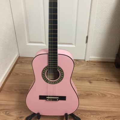 Herald Herald HL 34 3/4 Size Classical Guitar Pink image 12