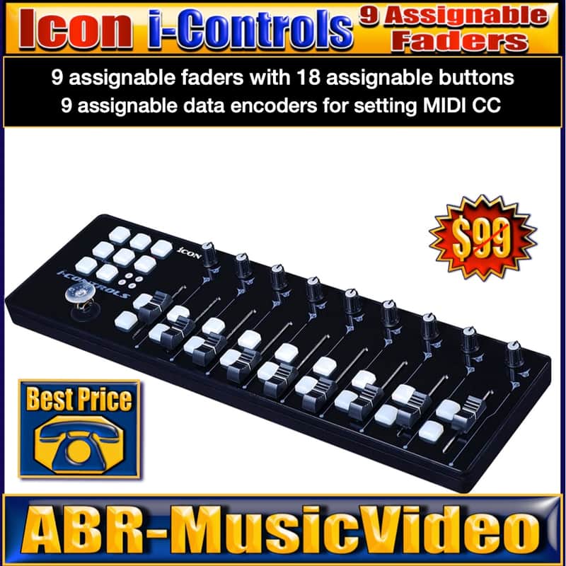 Icon i-Controls 9 Assignable Faders image 1