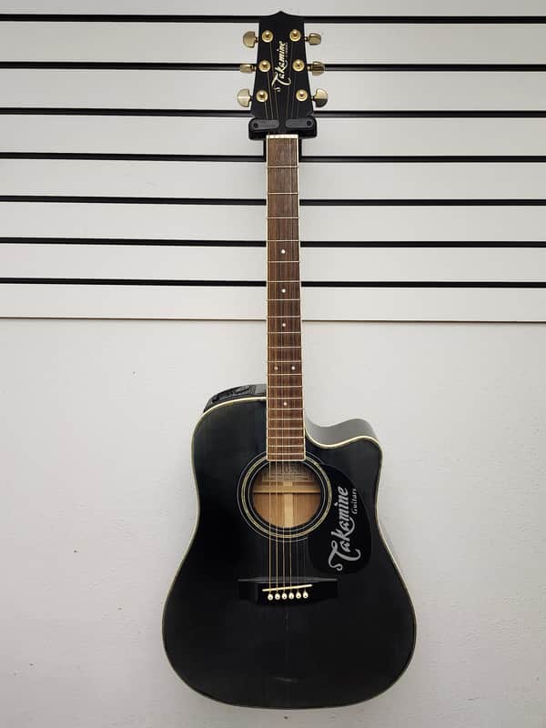 Takamine EG-334 BC Black Gloss Acoustic Electric Guitar image 1