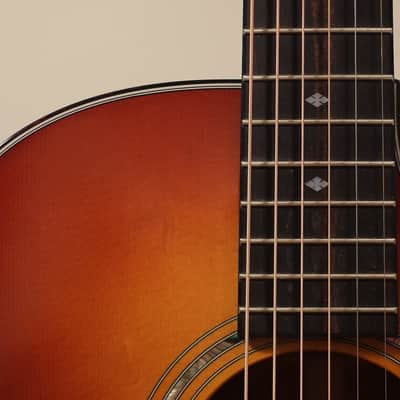 1996 Taylor 512-NG (Nanci Griffith Signature Model - RARE only 100 made) Cherry Sunburst, Florentine image 14