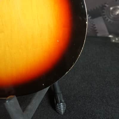 Teisco 1424 Vintage MIJ Semi-Hollow Electric Guitar Sunburst w/ Tremolo – Japan 1960s image 19