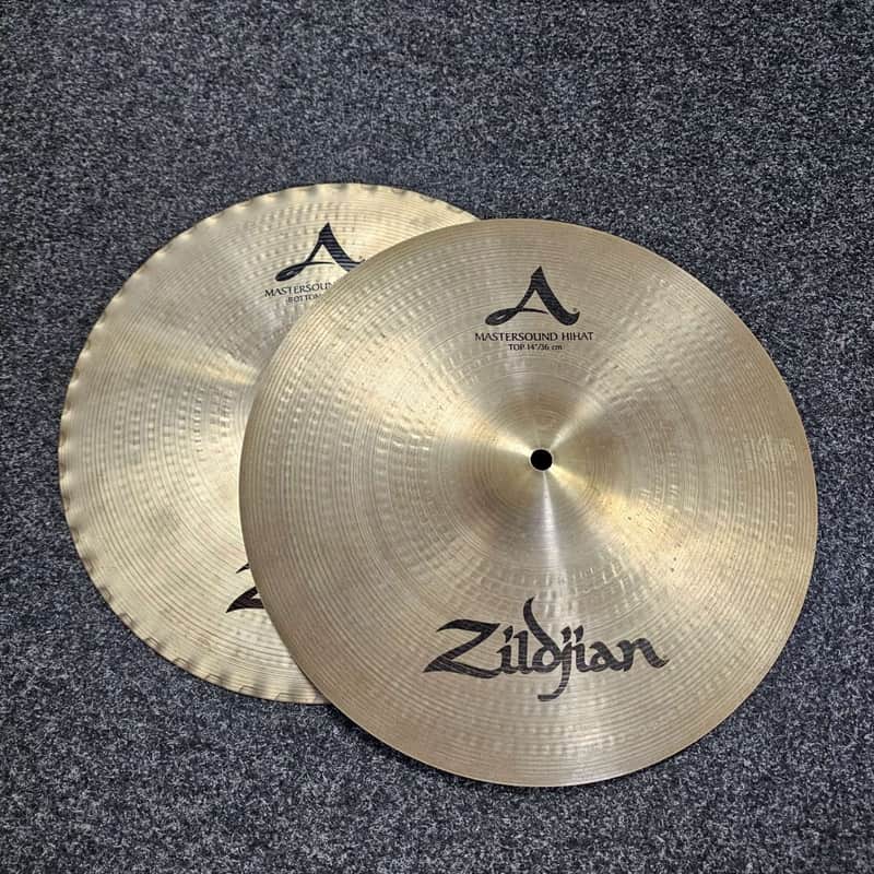 Hi-hat Cymbals 14" Zildjian A Mastersound USED! RKMTZ110826 image 1