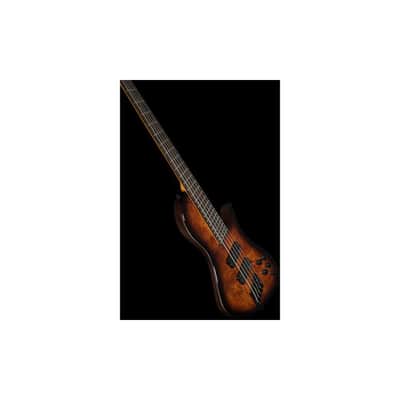 Harley Benton MSB-5 Black Flame Burl image 10