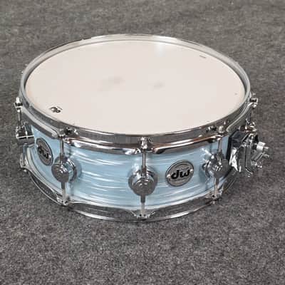 Used DW Collectors VLT 333 Maple 7pc Drum Set Pale Blue Oyster - Very Good image 10