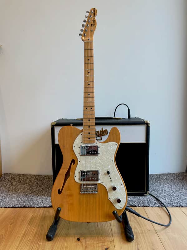 Fender Telecaster Thinline ’72 Style Natural 2008 MIM w/ Case