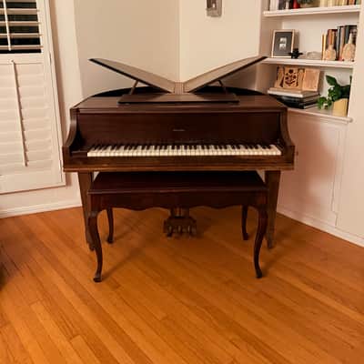 1930's Wurlitzer Butterfly Baby Grand Piano image 1