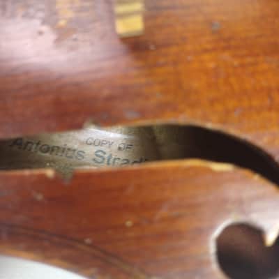Copy of Antonius Stradivarius 4/4 Violin Gerald Dashner Charlestown,NH 2002 Rep. image 2